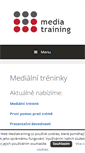 Mobile Screenshot of mediatraining.cz